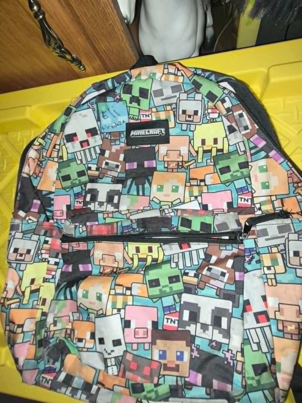 Minecraft Character Chibi Video Game Backpack - Picture 3 of 13